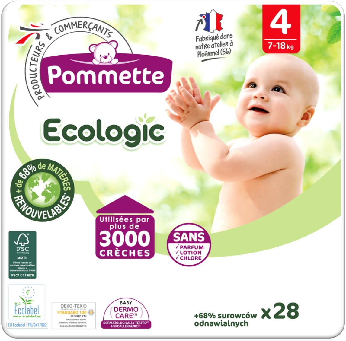 Couches Ecologic Pommette Couches Bebe Ecologiques