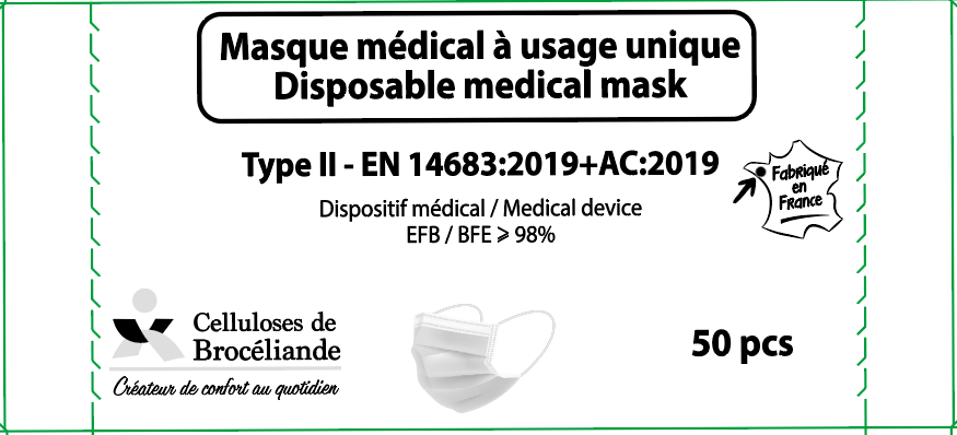 MASQUE médical à usage unique masque médical