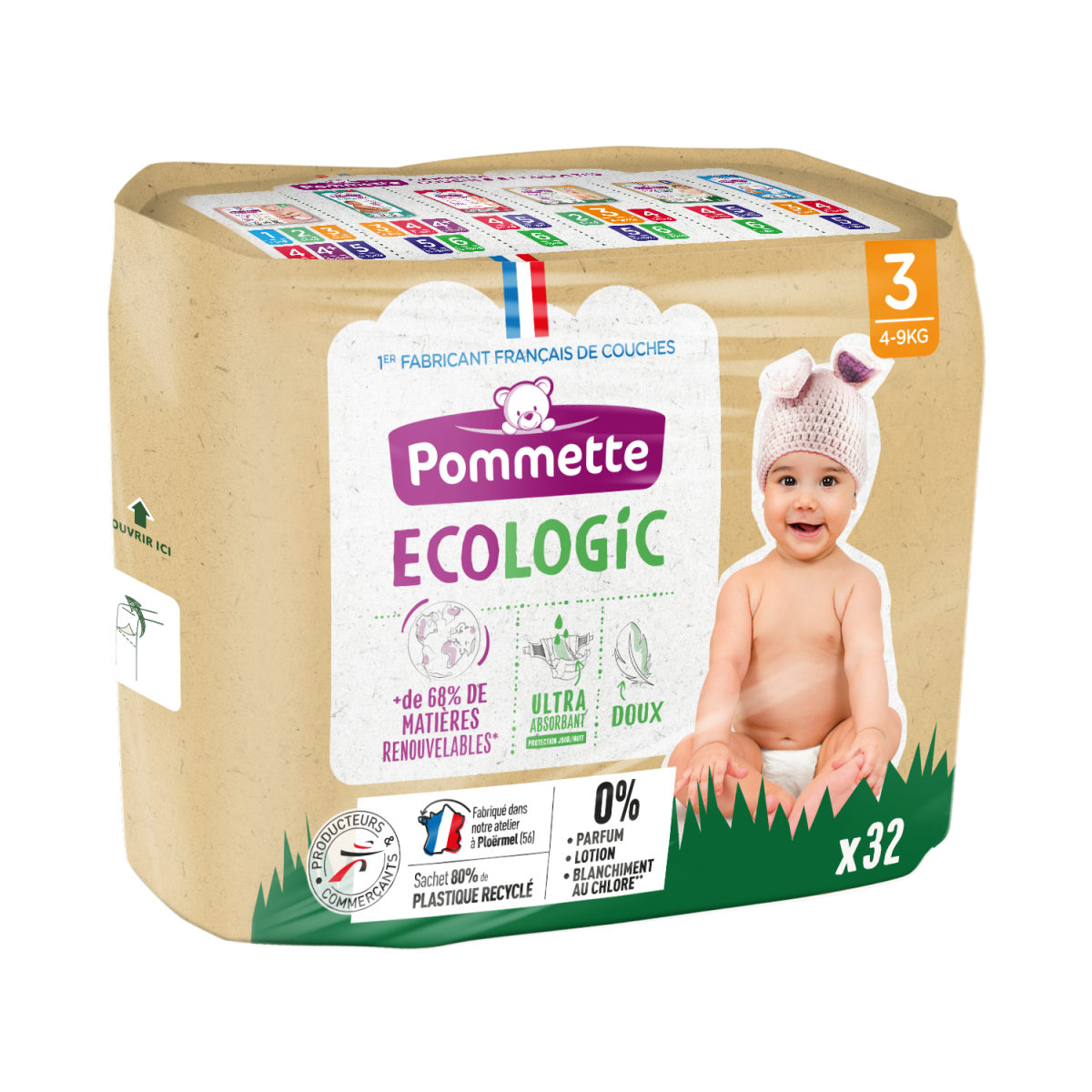 Couches Ecologic Pommette Couches bébé écologiques