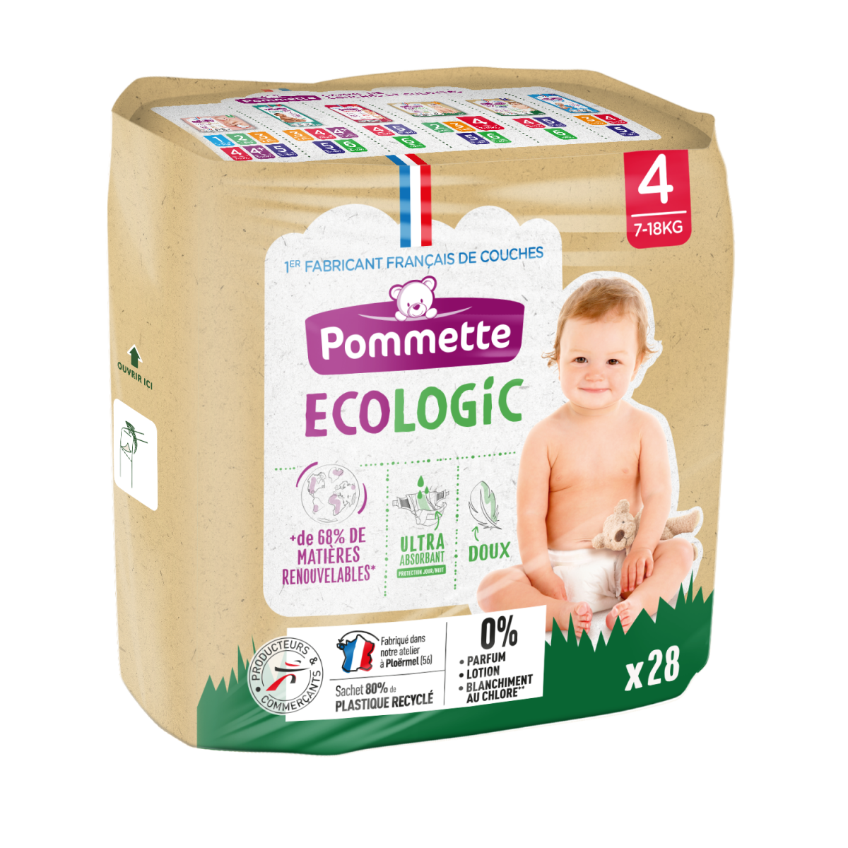 Couches Ecologic Pommette Couches bébé écologiques